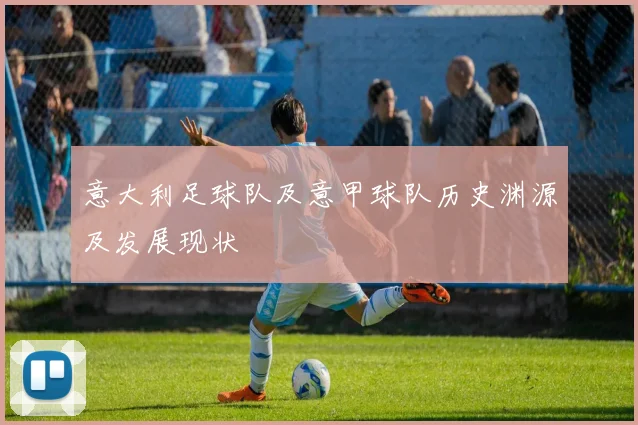 意大利足球队及意甲球队历史渊源及发展现状